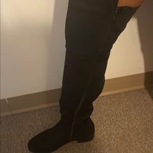 Brand new over the knee black boots